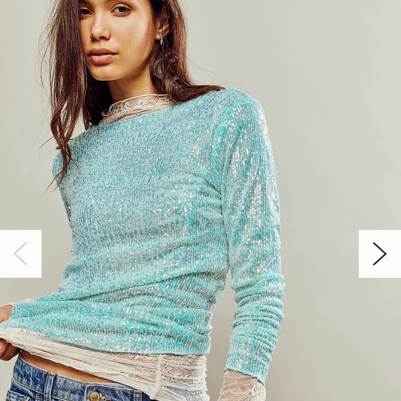NWT FREE PEOPLE GOLD RUSH LONG SLEEVE - Picture 5 of 7